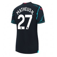 Camisa de time de futebol Manchester City Matheus Nunes #27 Replicas 3º Equipamento Feminina 2023-24 Manga Curta